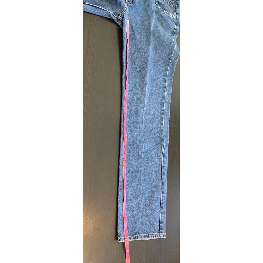 Vintage Lawman Western Jeans Women 11 Denim Americana Retro Rodeo Button Fly‎
